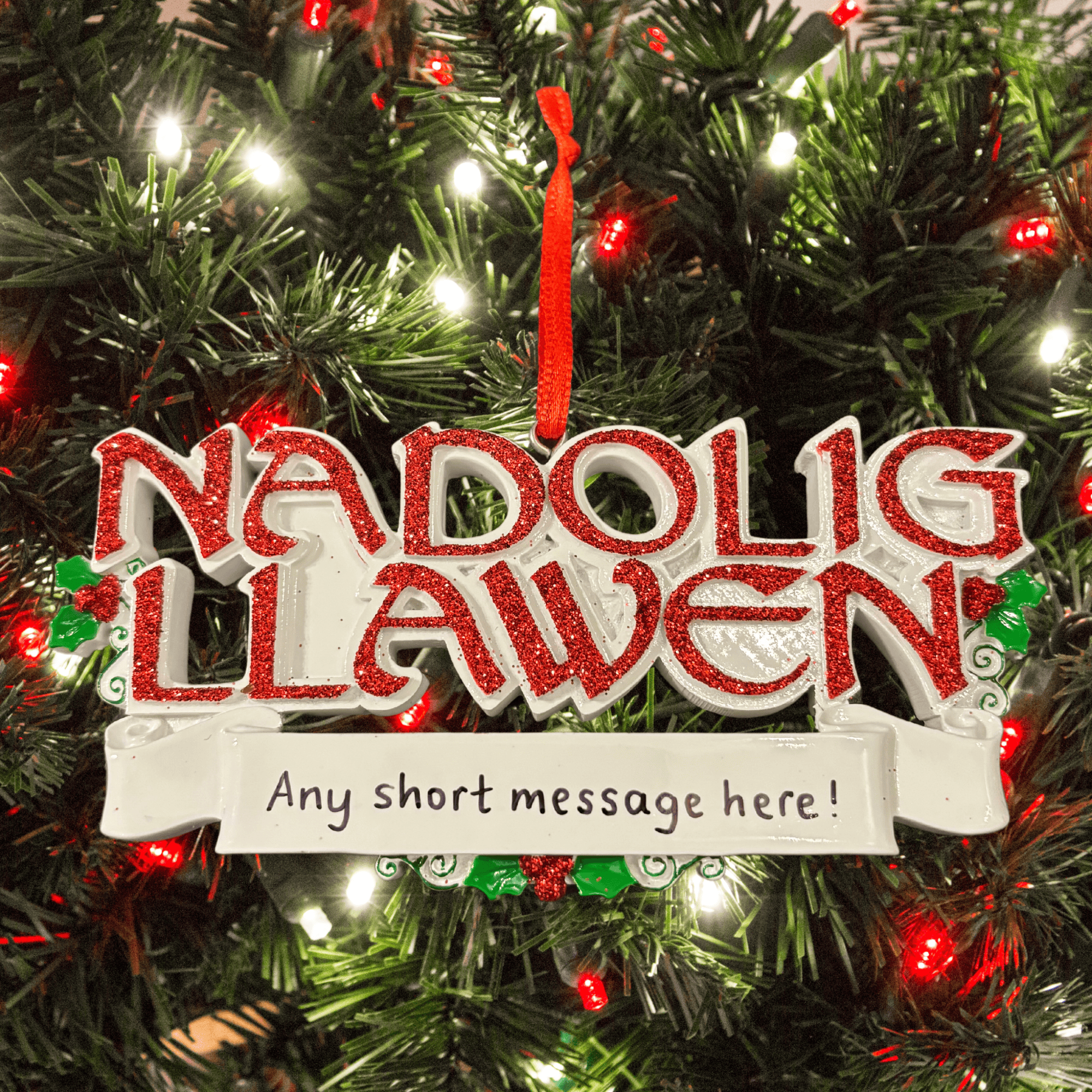 Nadolig Llawen Tree Decoration