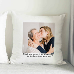 personalised photo cushion