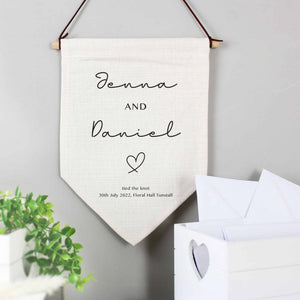 personalised wedding banner